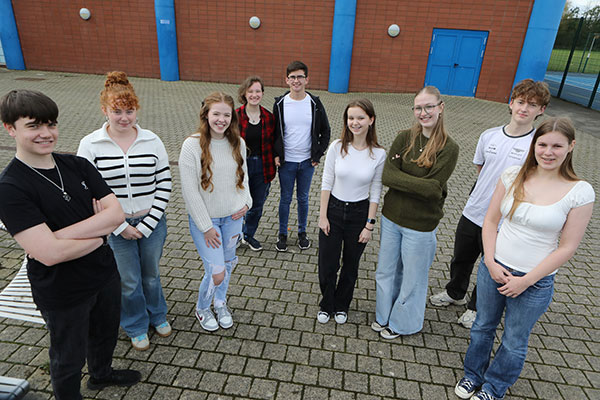 Wrexham sixth form students