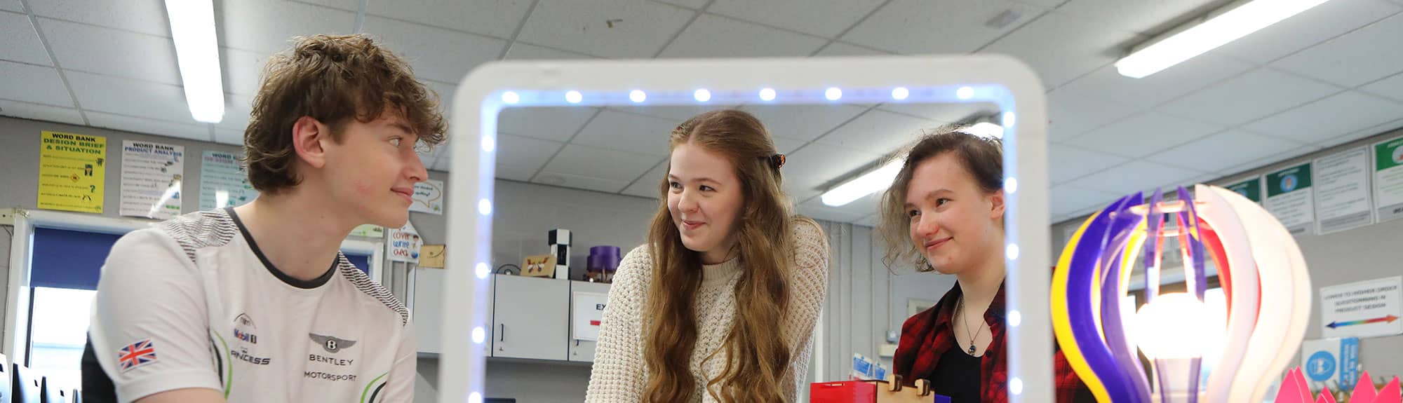 Pupils at The Maelor School
