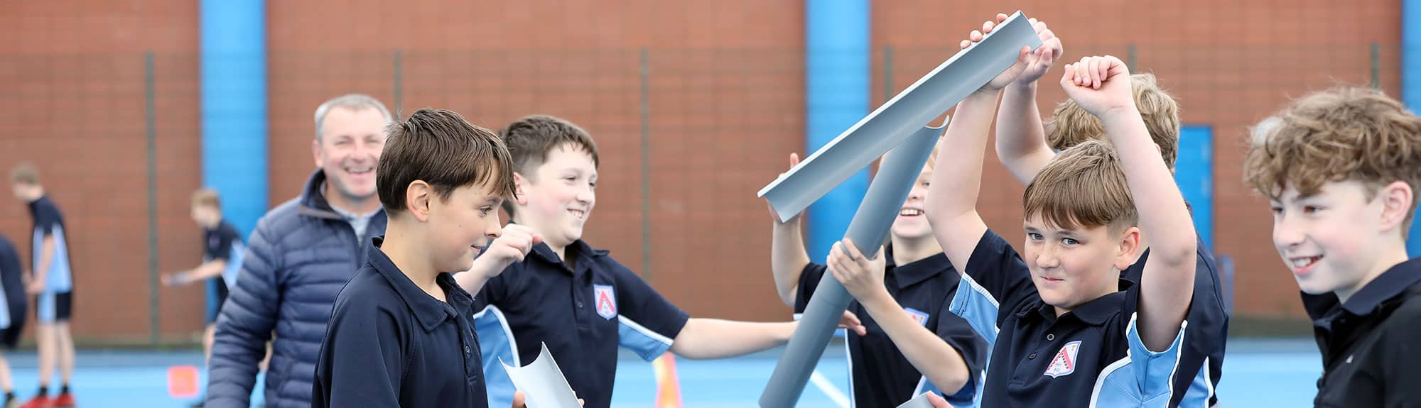 Pupils at The Maelor School