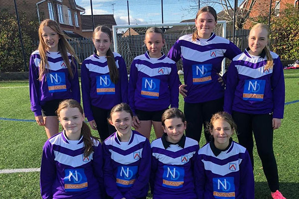 The Maelor School girls sports team