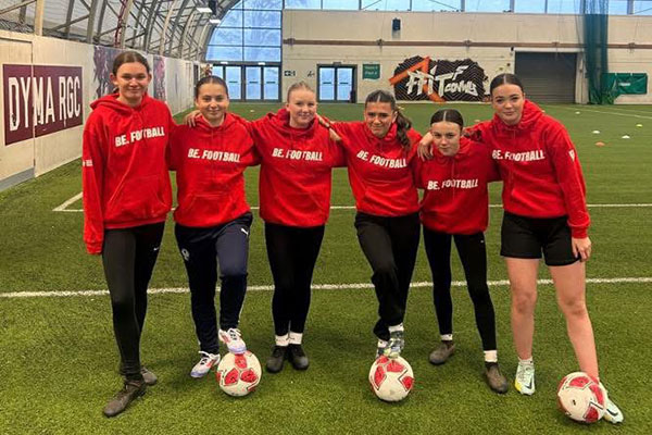 Girls football team
