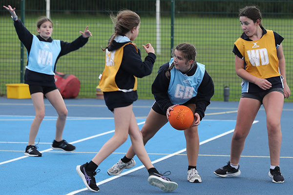 The Maelor School netball team