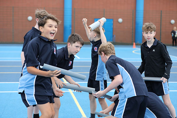 Year 7 PE class